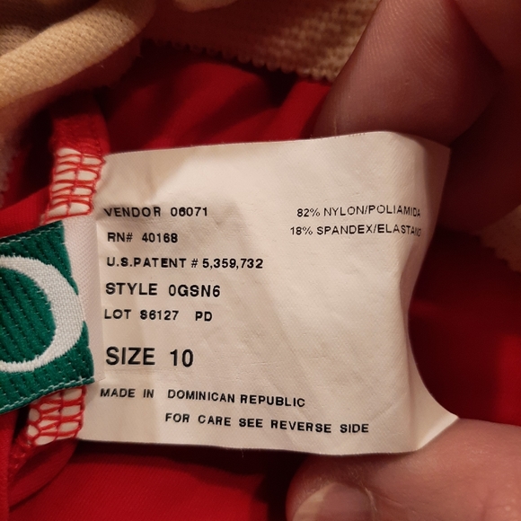 Tankini Top Size 10 - Picture 5 of 8